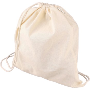 Zaino a sacca con coulisse in cotone Oeko-Tex 150 g/m2 Bridget