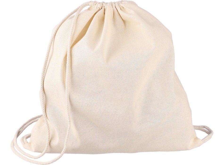 Zaino a sacca con coulisse in cotone Oeko-Tex 150 g/m2 Bridget