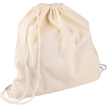 Zaino a sacca con coulisse in cotone Oeko-Tex 150 g/m2 Bridget