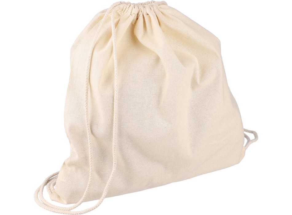 Zaino a sacca con coulisse in cotone Oeko-Tex 150 g/m2 Bridget