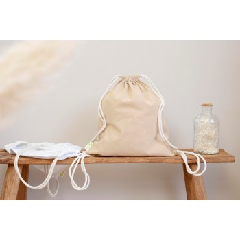 Zaino a sacca in cotone riciclato Joy