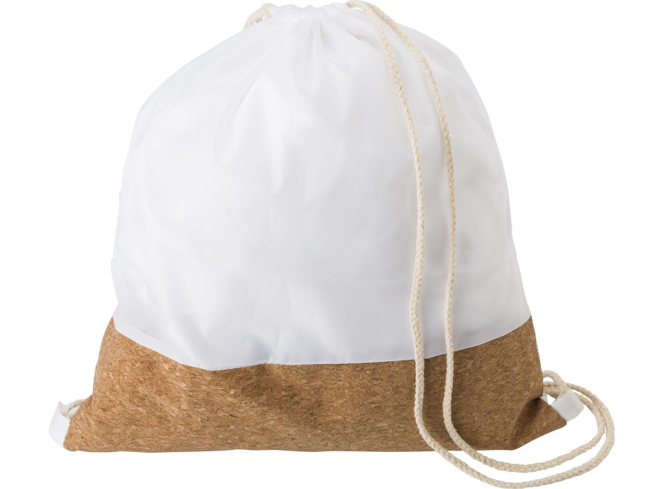 Zaino a sacca rPET con base in sughero Elodie