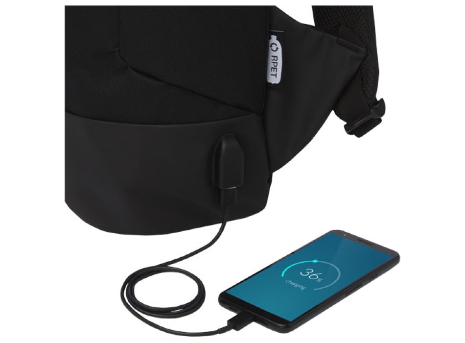 Zaino antifurto in RPET certificato GRS Cover - 18L