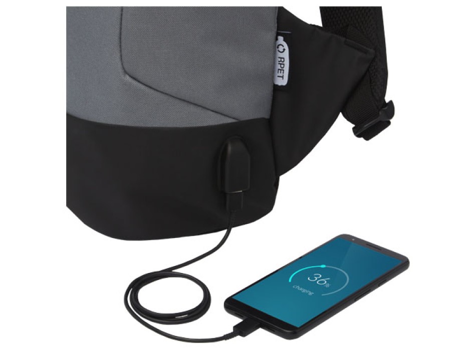 Zaino antifurto in RPET certificato GRS Cover - 18L