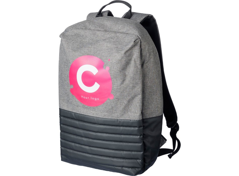 Zaino antitaccheggio portacomputer in poliestere 600/300 D e PVC Asim