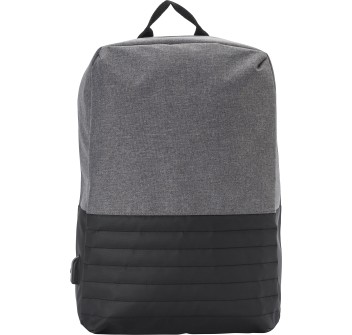 Zaino antitaccheggio portacomputer in poliestere 600/300 D e PVC Asim