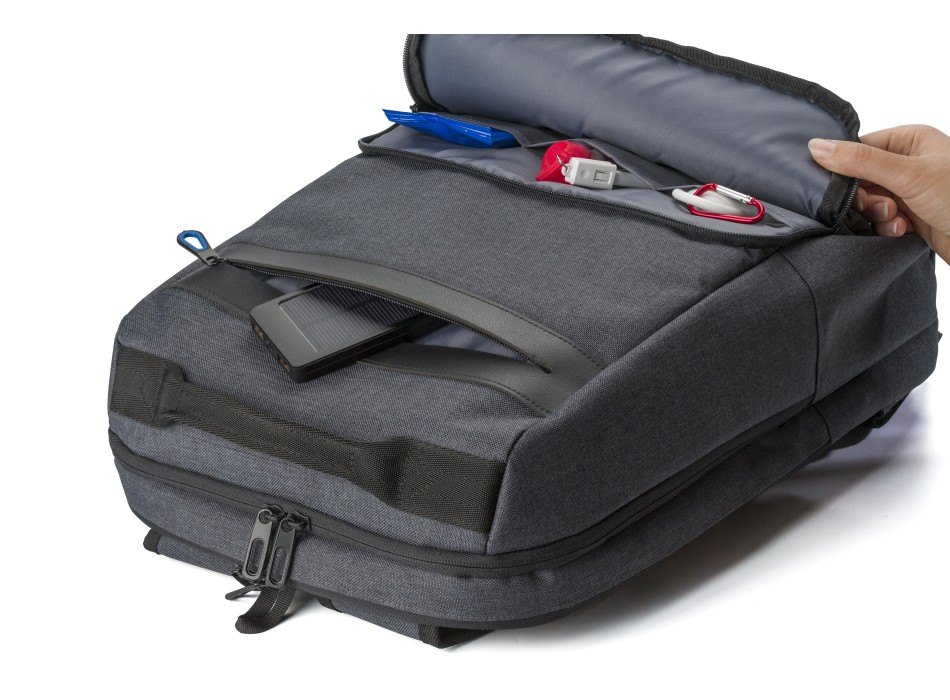 Zaino antitaccheggio portacomputer in PVC Romy