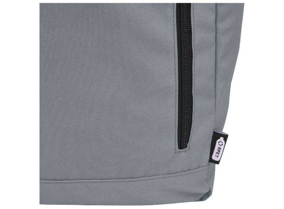 Zaino con chiusura arrotolabile per portatile da 15,6" in PET riciclato certificato GRS Byron 18L