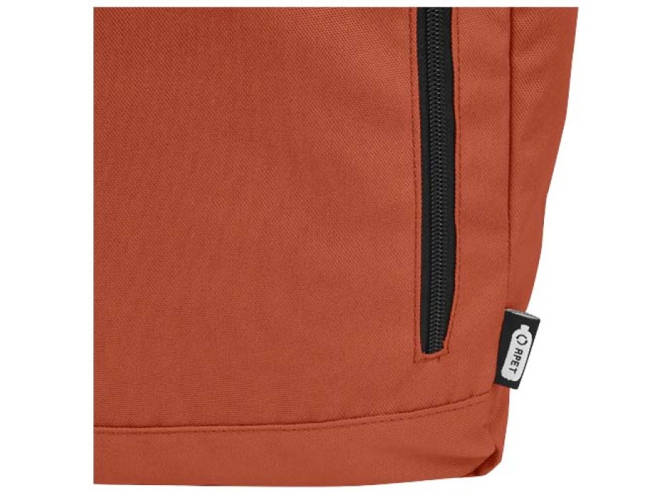 Zaino con chiusura arrotolabile per portatile da 15,6" in PET riciclato certificato GRS Byron 18L