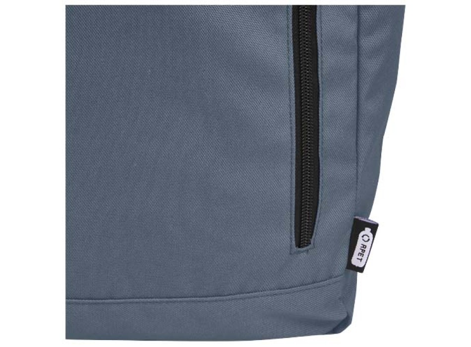 Zaino con chiusura arrotolabile per portatile da 15,6" in PET riciclato certificato GRS Byron 18L