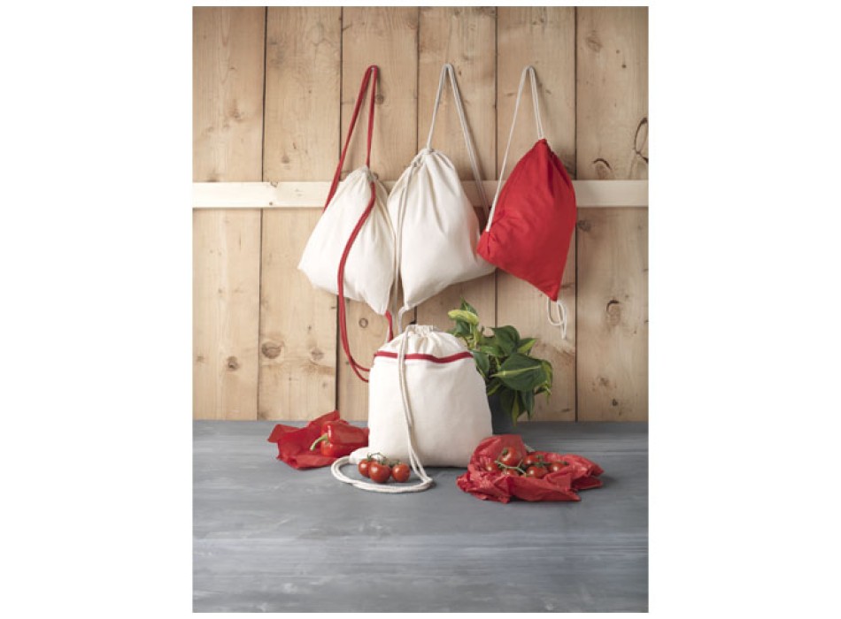 Zaino con cordoncino Oregon in cotone da 140 g/m² - 5L