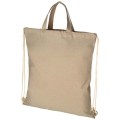 Zaino con cordoncino Pheebs in tessuto riciclato, 210 g/m² - 6L