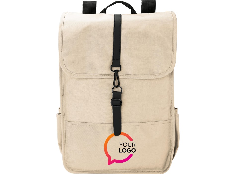 Zaino con patta in poliestere 300 D rPET Lyric