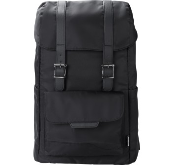 Zaino con patta in twill di poliestere 290 T rPET Marlowe