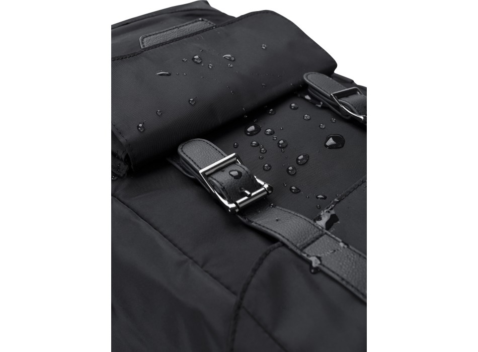 Zaino con patta in twill di poliestere 290 T rPET Marlowe