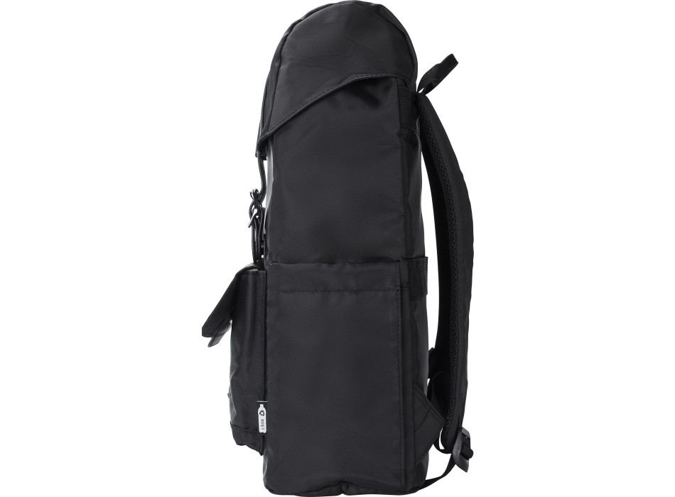Zaino con patta in twill di poliestere 290 T rPET Marlowe