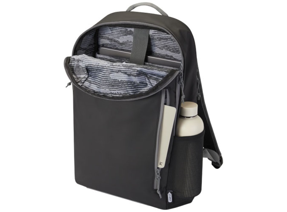 Zaino impermeabile per portatile da 15" in materiale riciclato certificato GRS Aqua - 21 L