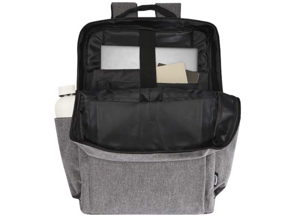 Zaino per computer portatile da 15" in materiale riciclato con certificazione GRS Libra - 15L