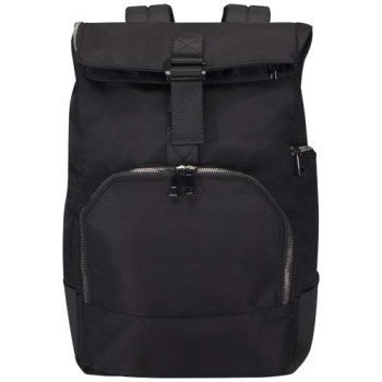 Zaino per portatile da 15,6" in materiale riciclato certificato GRS con chiusura arrotolabile Rhine - 18L