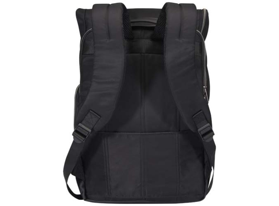 Zaino per portatile da 15,6" in materiale riciclato certificato GRS con chiusura arrotolabile Rhine - 18L