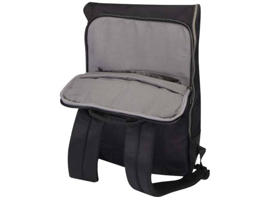 Zaino per portatile da 15,6" in materiale riciclato certificato GRS con chiusura arrotolabile Rhine - 18L