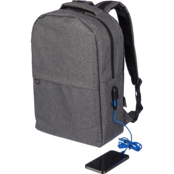 Zaino portacomputer da 15 pollici in rPET 600 D Henrik