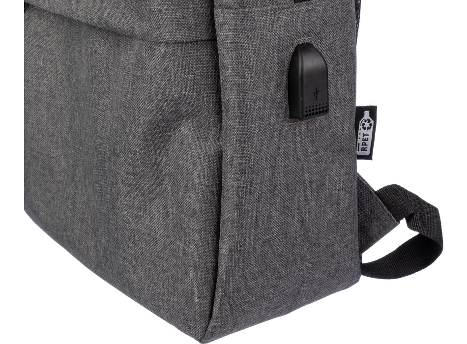 Zaino portacomputer da 15 pollici in rPET 600 D Henrik
