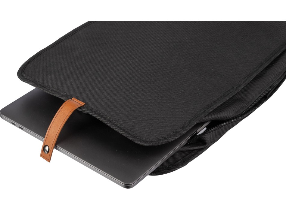 Zaino portacomputer da 15 pollici in tessuto Oxford impermeabile rPET 600D Ralf
