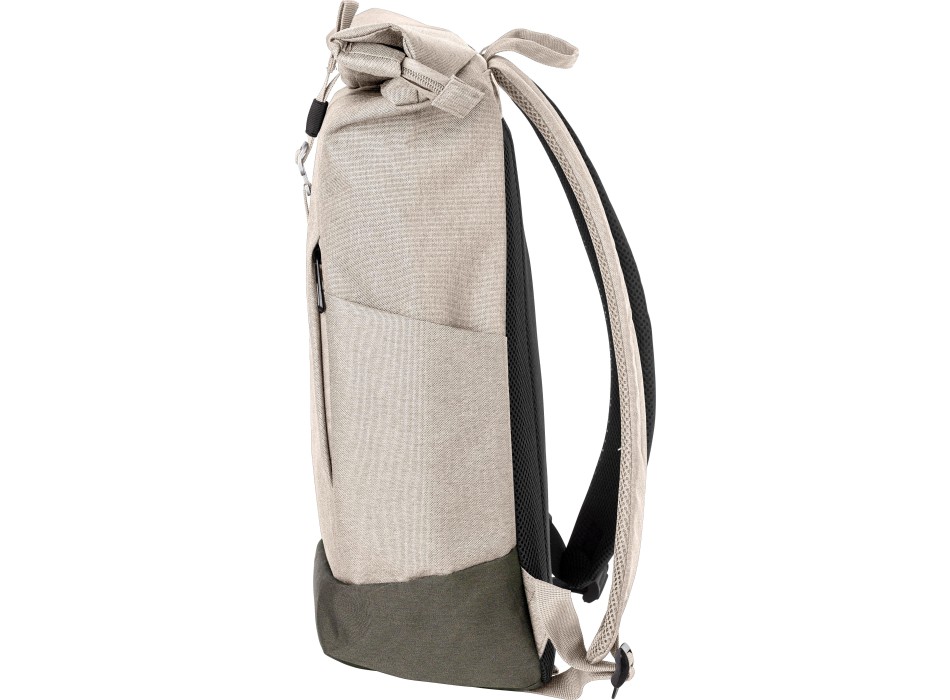 Zaino rolltop in poliestere 600 D Oberon