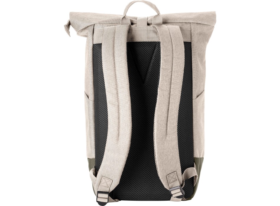 Zaino rolltop in poliestere 600 D Oberon