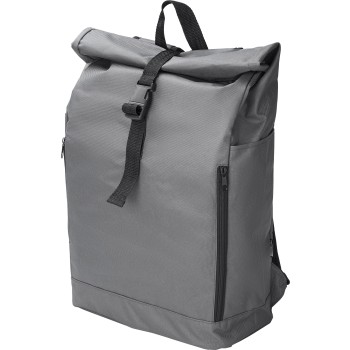 Zaino rolltop in poliestere 600 D rPET Evie