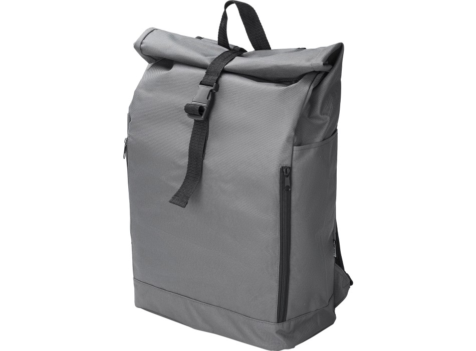 Zaino rolltop in poliestere 600 D rPET Evie