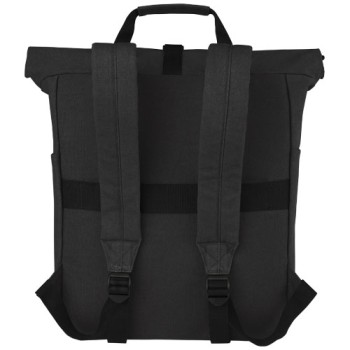 Zaino rolltop per portatile da 15" in canvas riciclato certificato GRS Joey - 15L