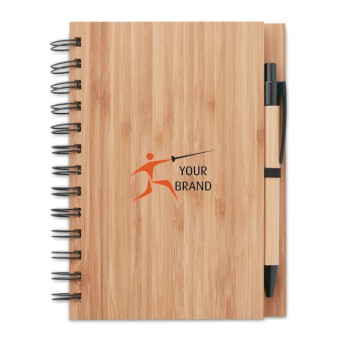 BAMBLOC - Bamboo notebook with pen