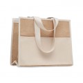CAMPO DE GELI - Shopper in canvas and jute