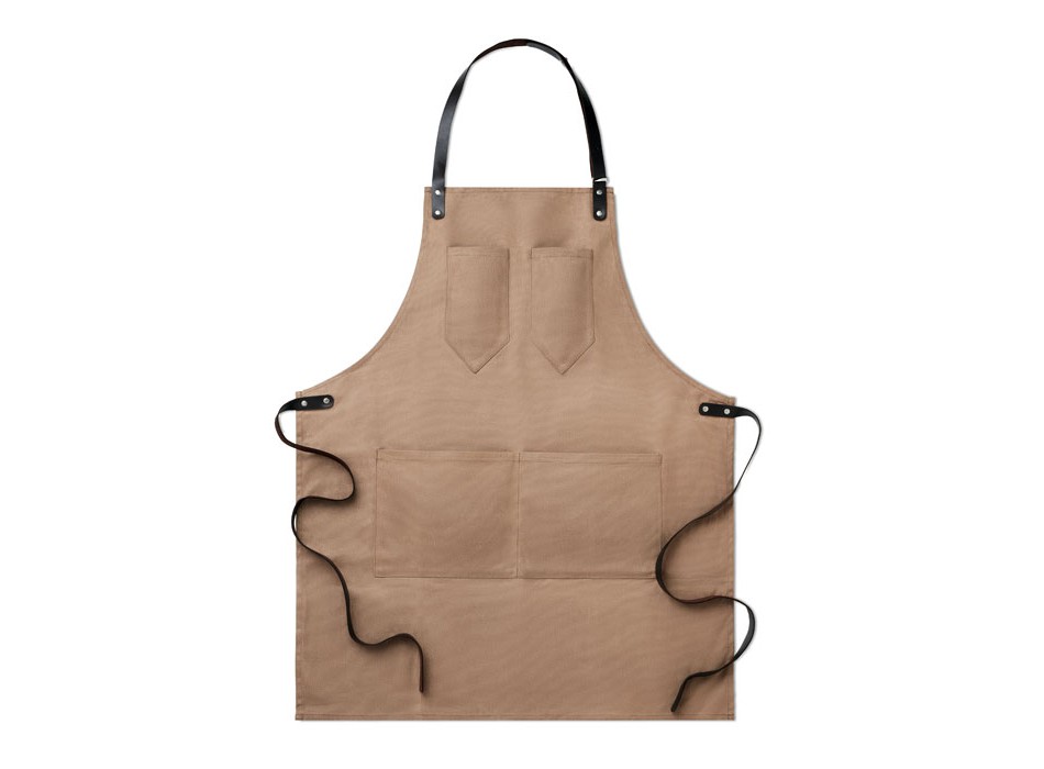 CHEF - Apron finished in leather
