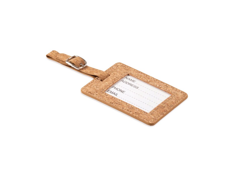 COCO - Cork luggage tag