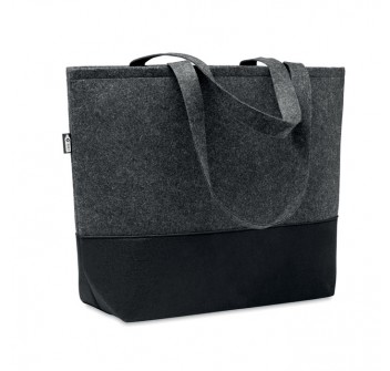 DUO INDICO - RPET felt shopper