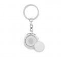FLAT RING - Round keychain with coin