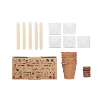 FLOWERS - Kit for growing flowers