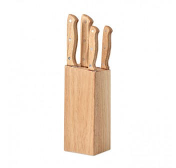 GOURMET - Block set and 6 knives