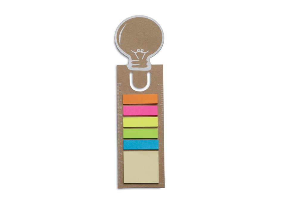IDEA - Bookmark with line and stickers