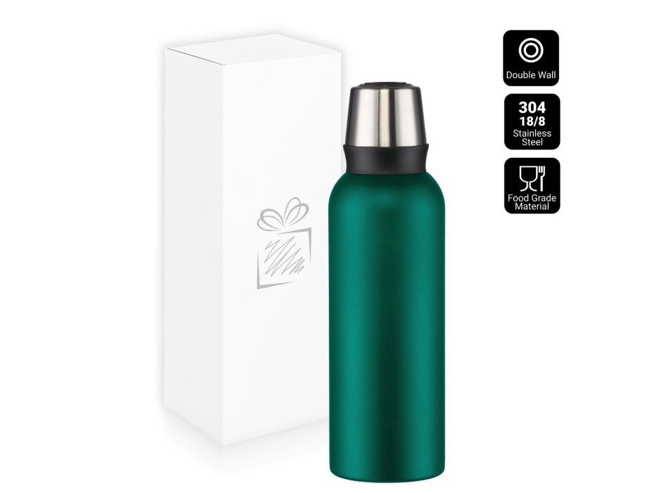 Nordic steel vacuum thermos 1000ml