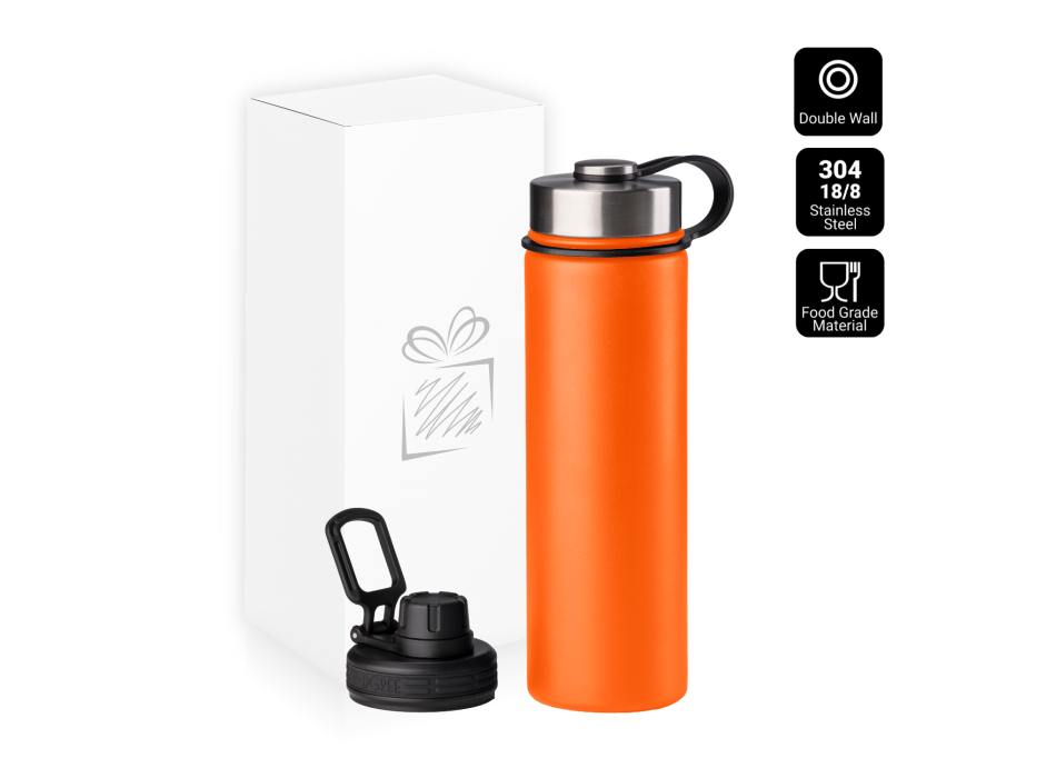 NORDIC THERMAL MUG 650 ml con due tappi