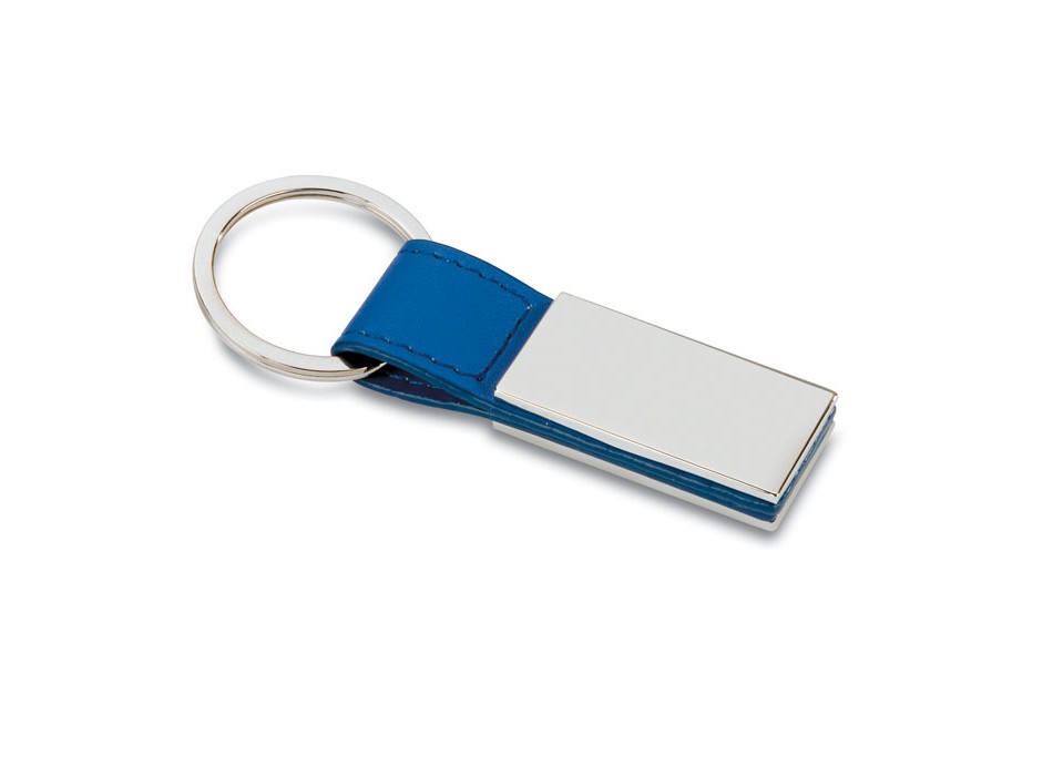 RECTANGLO - PU and metal key ring