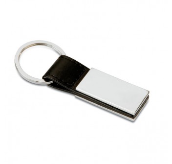 RECTANGLO - PU and metal key ring