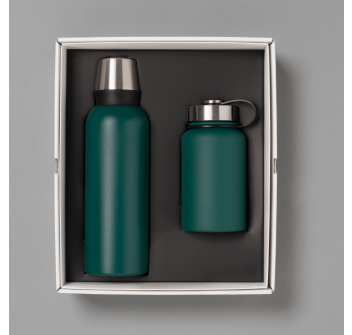 SET NORDIC: FOOD THERMOS 600 ml & STEEL THERMOS 1000 ml
