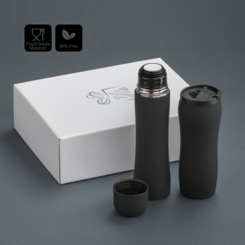 SET TERMICO: THERMAL MUG 450 ml & THERMOS 500 ml
