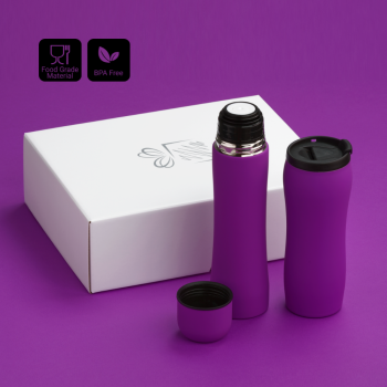 SET TERMICO: THERMAL MUG 450 ml & THERMOS 500 ml
