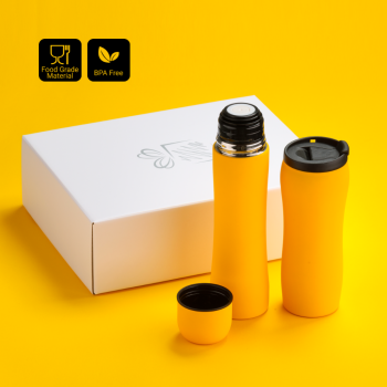 SET TERMICO: THERMAL MUG 450 ml & THERMOS 500 ml